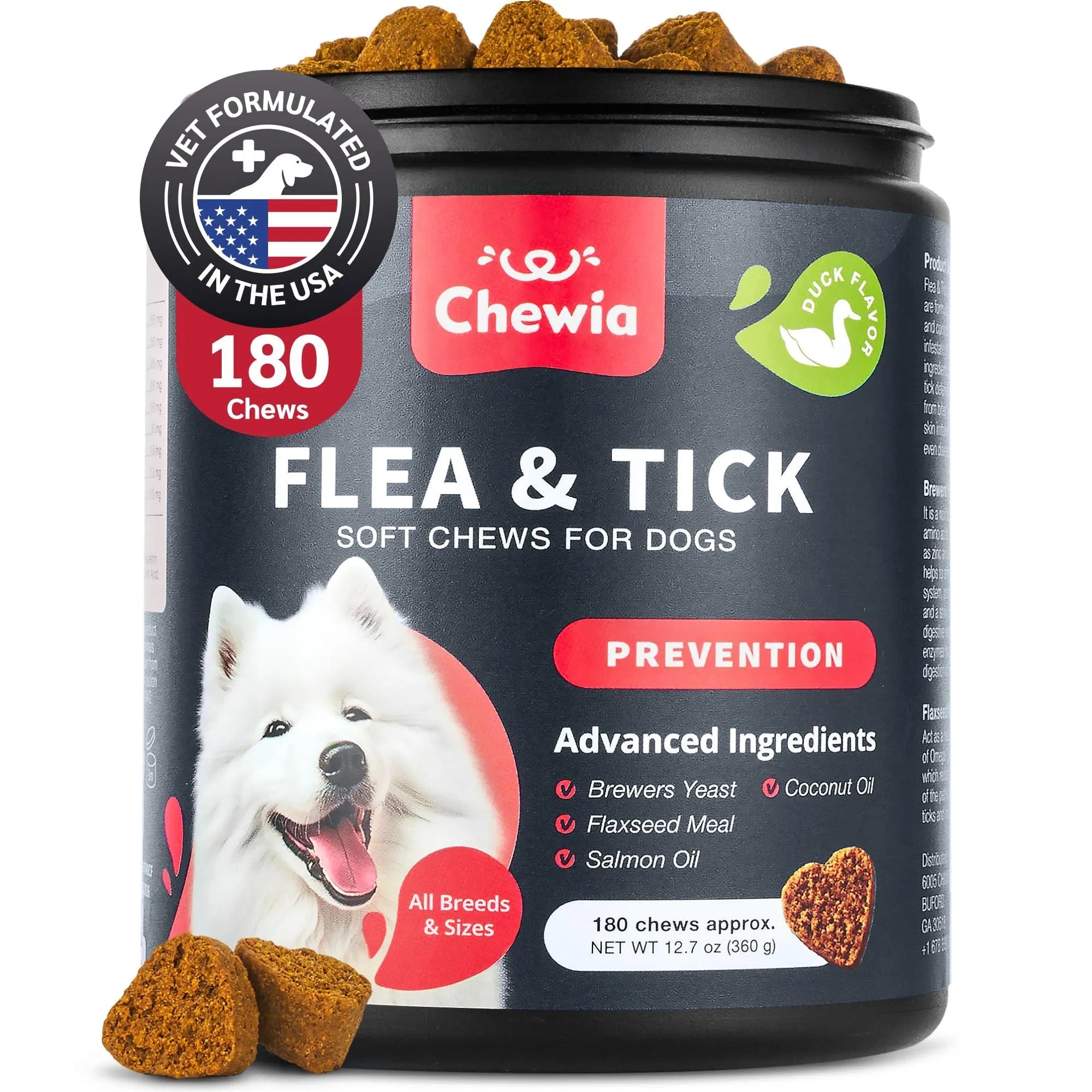 Flea & Tick Prevention Chews for Dogs – Natural Soft Treats