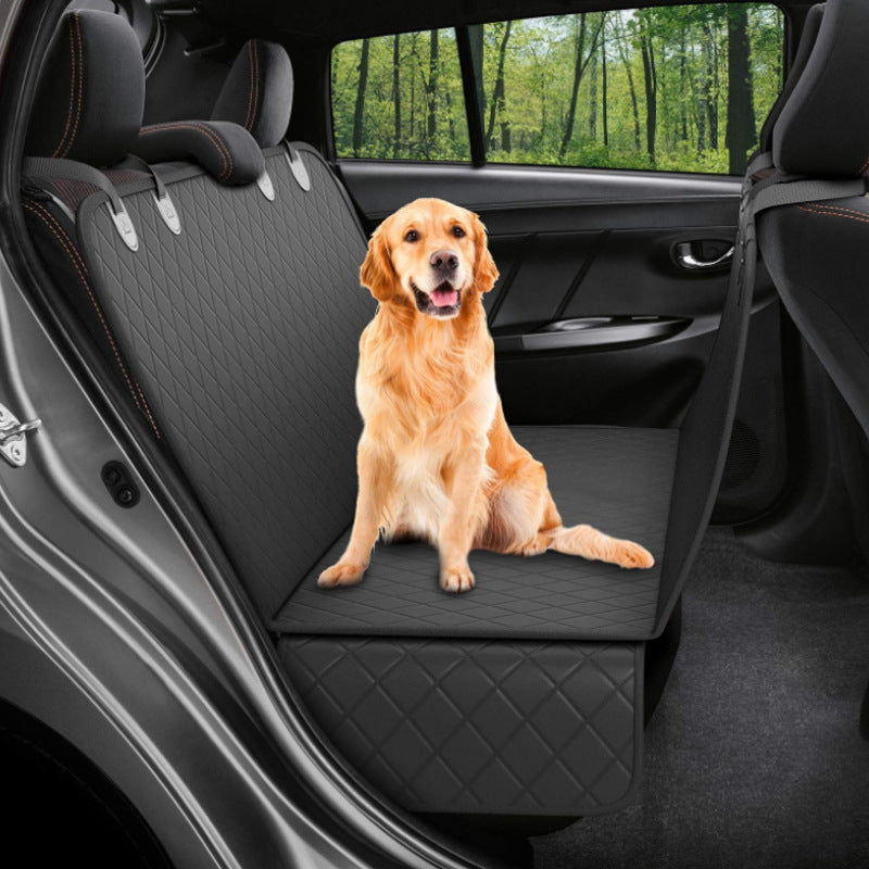 Dog Car Seat Cover Hammock with Mesh Window & Zipper