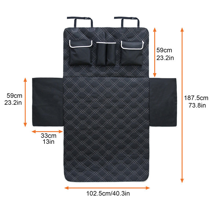 Waterproof Dog Car Mat – Anti-Dirt Oxford Cloth Seat Cover