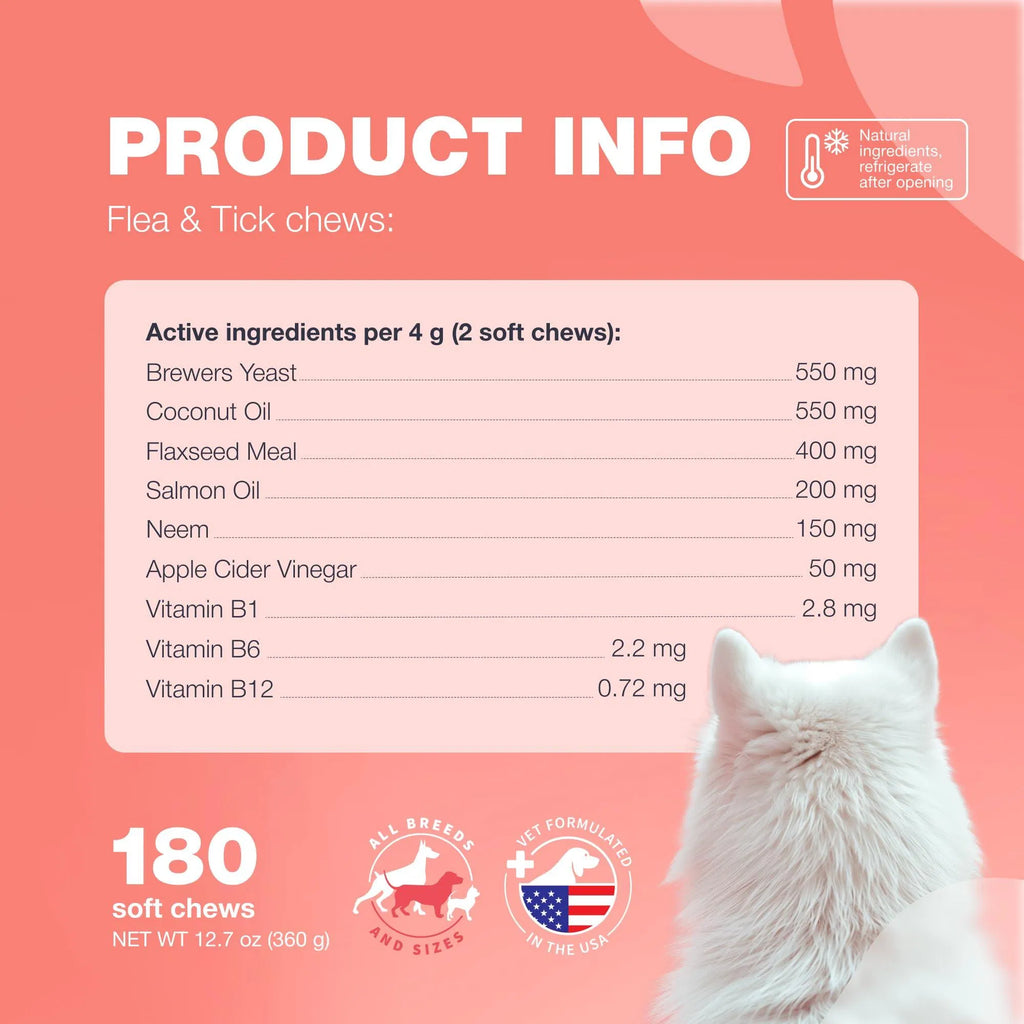 Flea & Tick Prevention Chews for Dogs – Natural Soft Treats