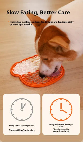 Dog & Cat Lick Mat – Slow Feeder Mat with Strong Suction | 4 Colors