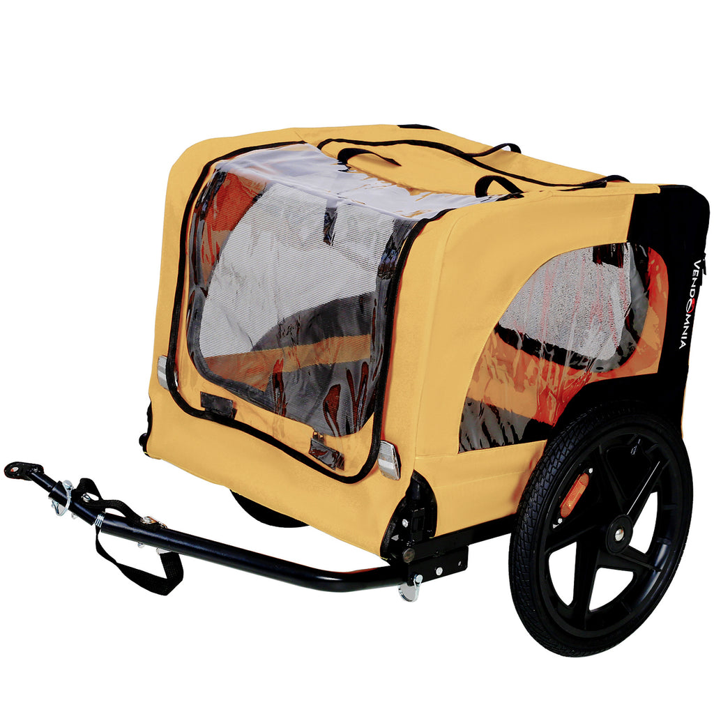 Heavy-Duty Foldable Dog Bicycle Trailer & Pet Stroller – Up to 88 lbs
