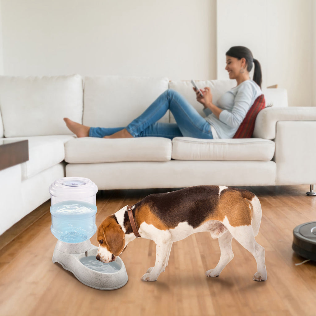 Gravity Pet Water Dispenser – 3.5L Self-Refilling for Dogs & Cats