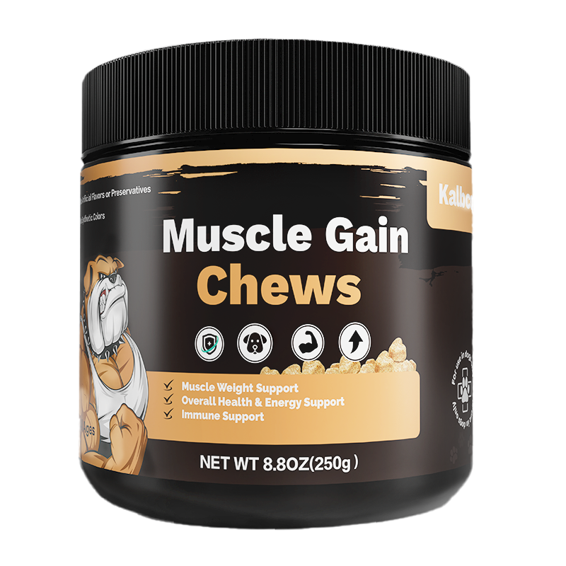 Muscle Gain Chews for Dogs – High Protein Supplement for All Breeds