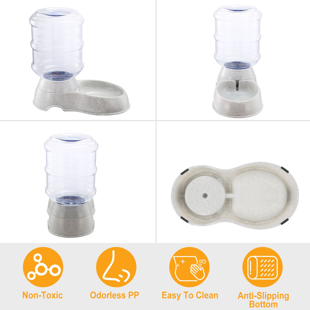 Gravity Pet Water Dispenser – 3.5L Self-Refilling for Dogs & Cats