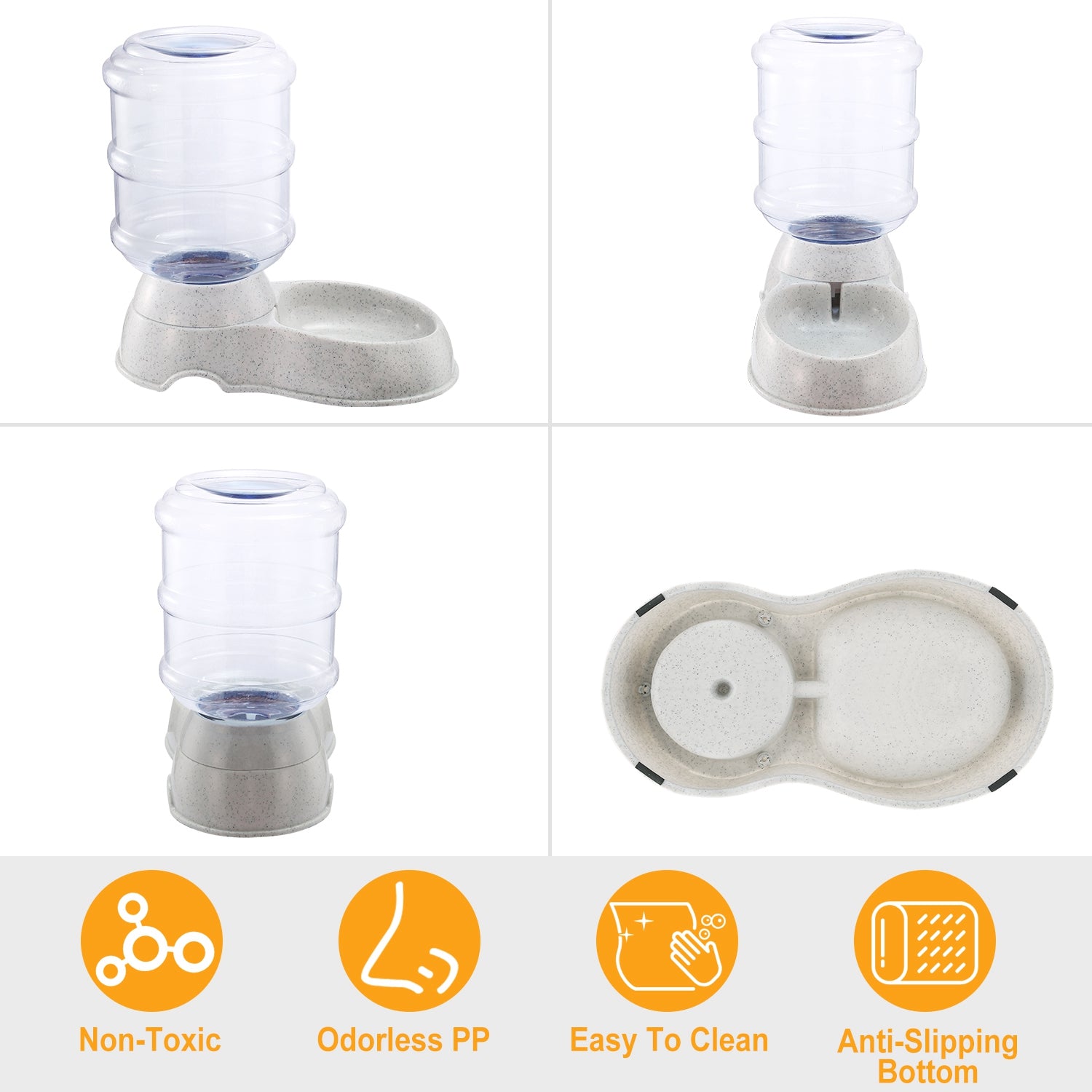 Gravity Pet Water Dispenser – 3.5L Self-Refilling for Dogs & Cats
