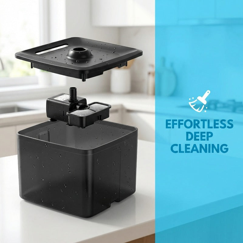 Ultra-Quiet Pet Water Fountain – 3.8L Filtered, USB Powered