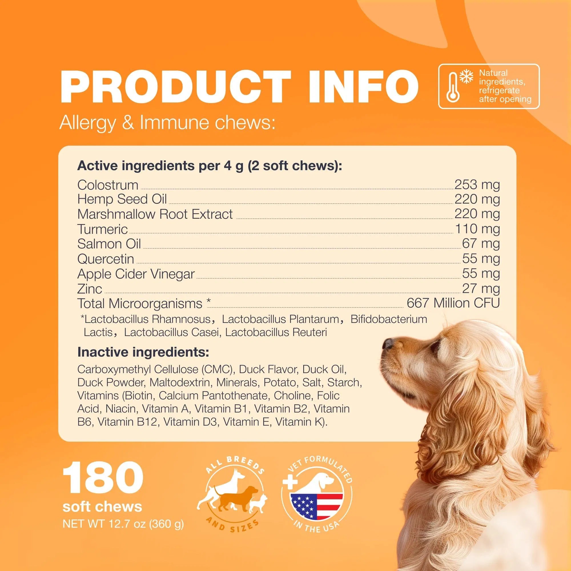 Dog Allergy Relief Chews – Itch, Skin & Immune Support
