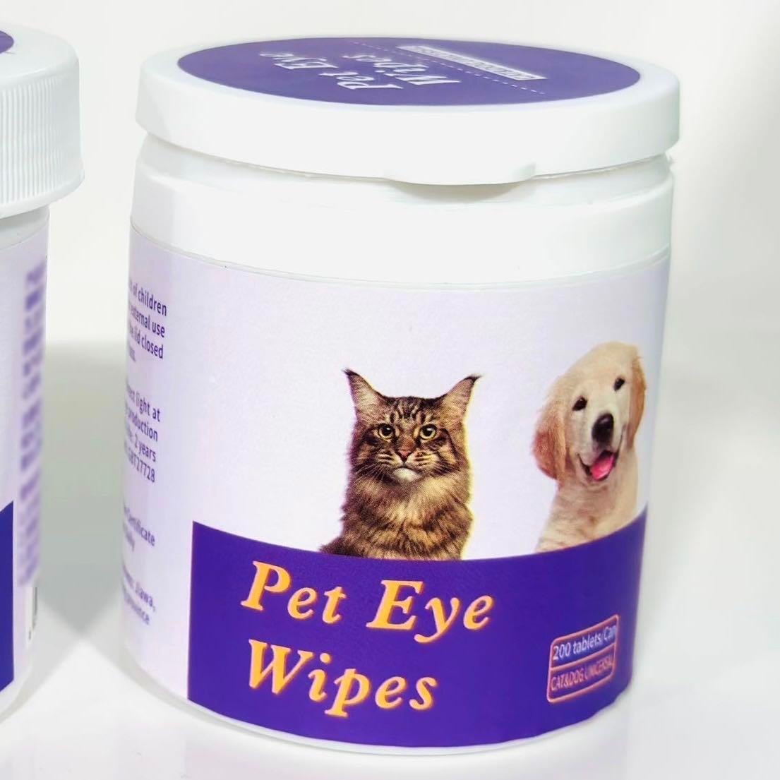 Pet Eye Cleaning Wipes for Dogs & Cats – 200 Count