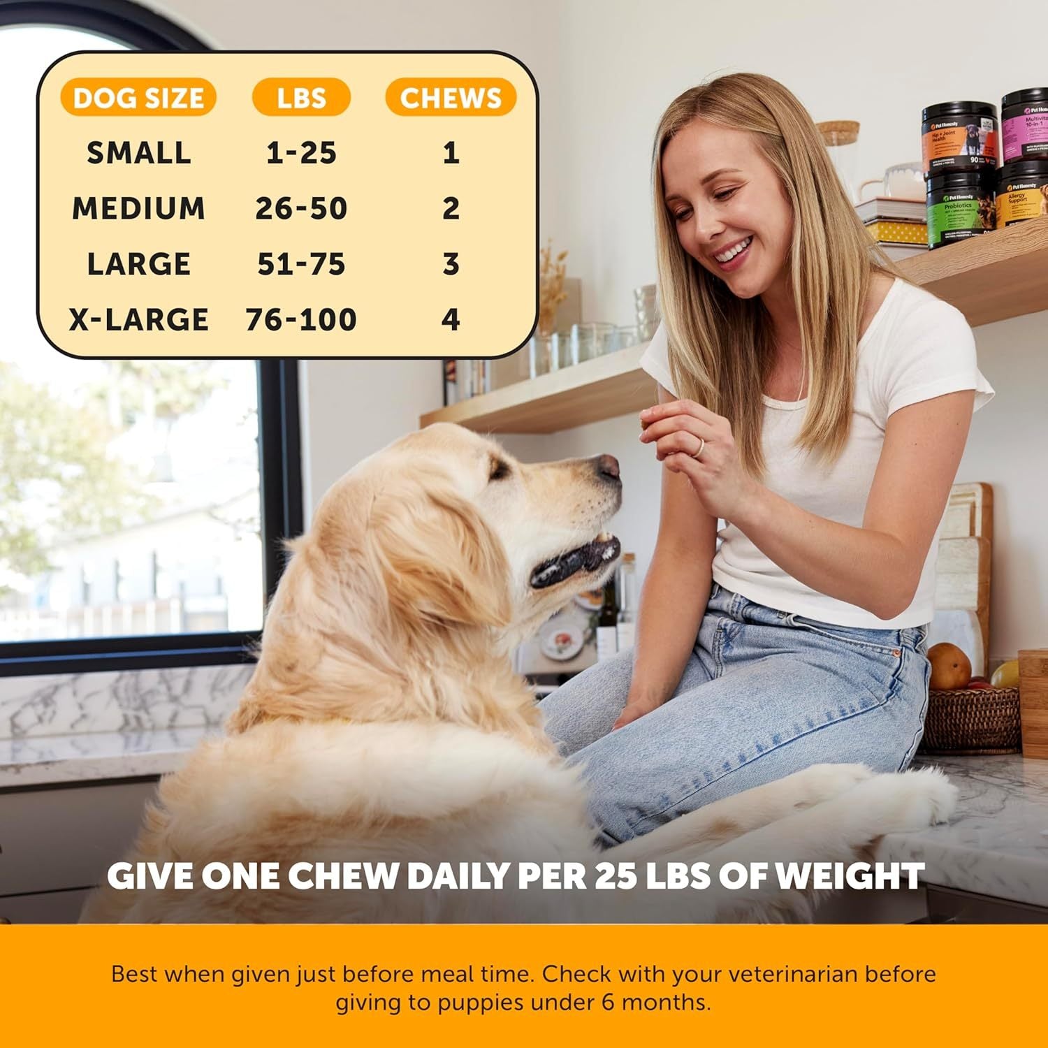 Omega-3 Salmon Oil Chews for Dogs – Skin, Coat & Joint Support