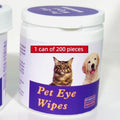 Pet Eye Cleaning Wipes for Dogs & Cats – 200 Count