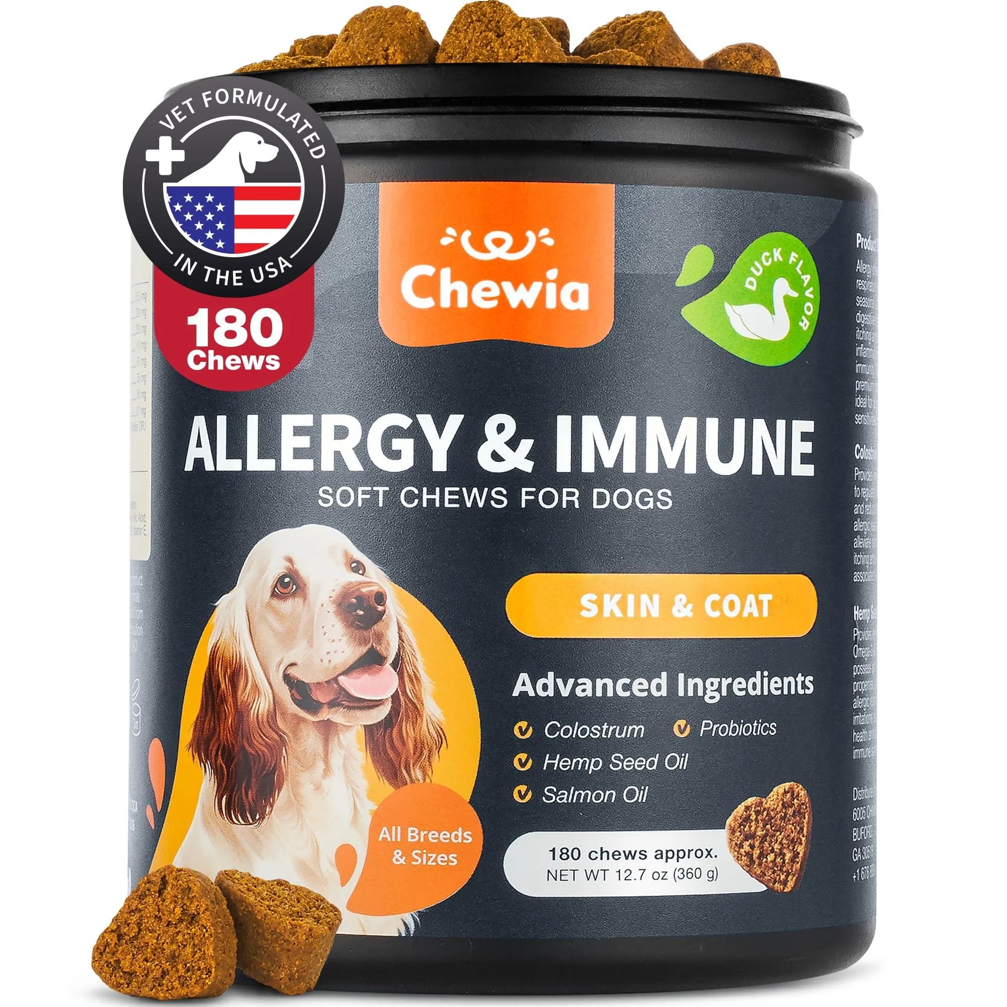 Dog Allergy Relief Chews – Itch, Skin & Immune Support