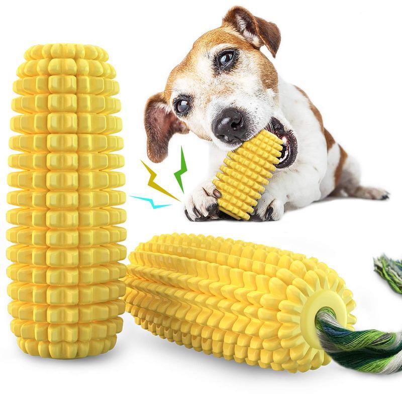 Corn Stick Squeaky Chew Toy for Dogs – Small, Medium & Large Breeds