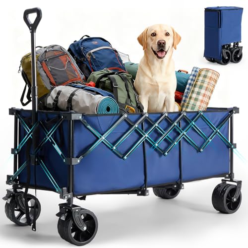 Heavy-Duty Foldable Pet Wagon Cart – 440 lb All-Terrain