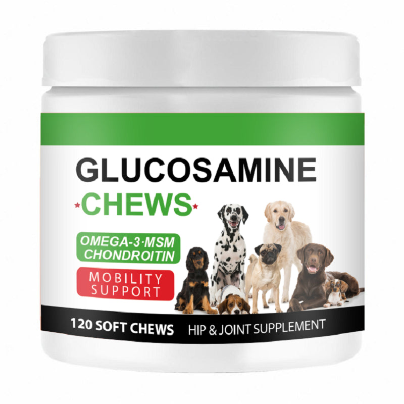 Glucosamine Chewable Tablets for Dogs – Joint Support, 120 Count