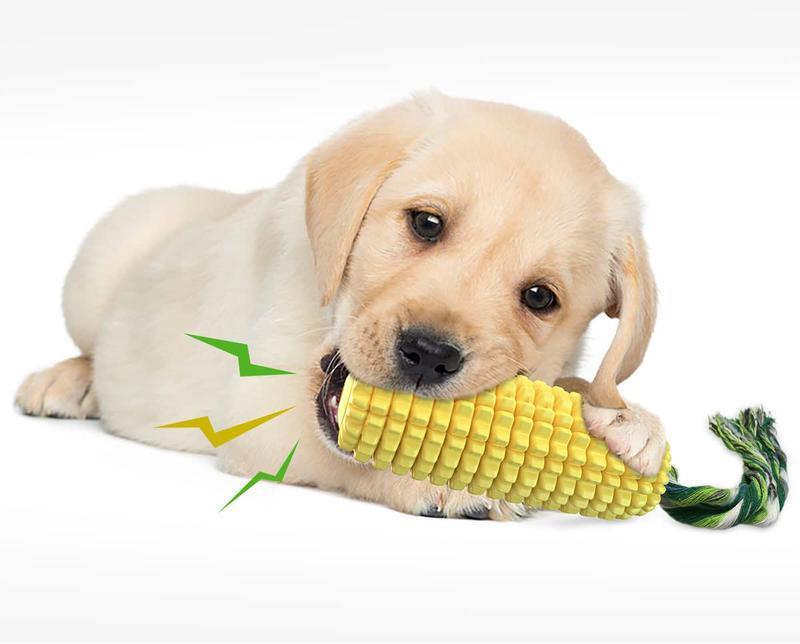 Corn Stick Squeaky Chew Toy for Dogs – Small, Medium & Large Breeds